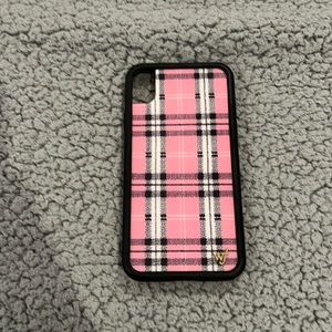 pink wildflower phone case XR